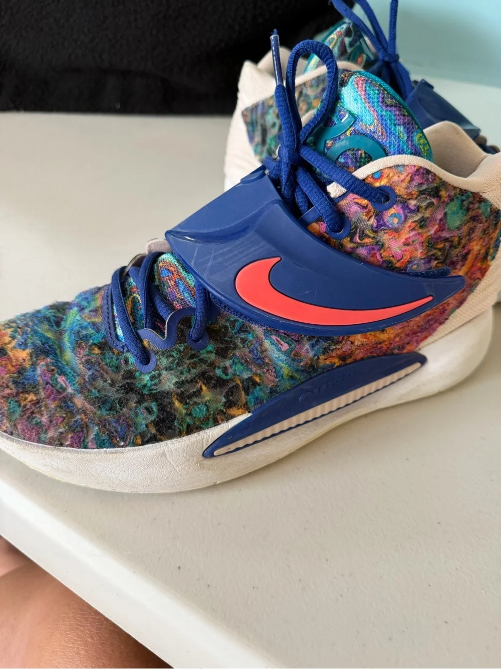 Nike KD 14 Basketball Shoes | Multi-Color Knit | Men's US 8.5 Kevin Durant